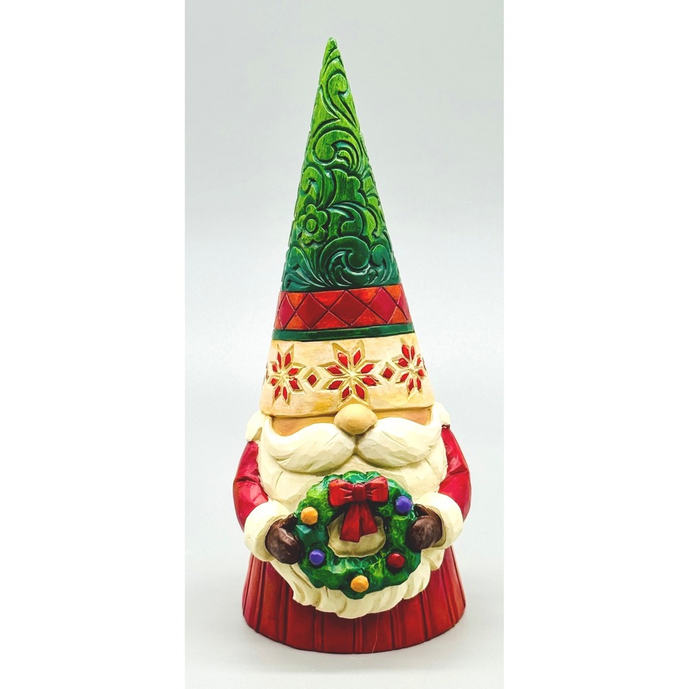 Jim Shore Heartwood Creek Decorating Gnome and Hearth Christmas Figurine 6009182